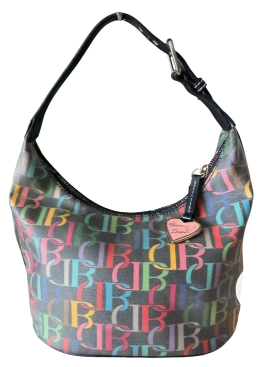 Dooney & Bourke Handbags - Dooney & Bourke "It" Collection Multicolor Monogram Hobo Bag GUC